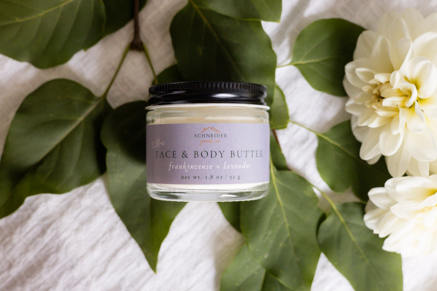 Frankincense + Lavender Tallow Face & Body Butter