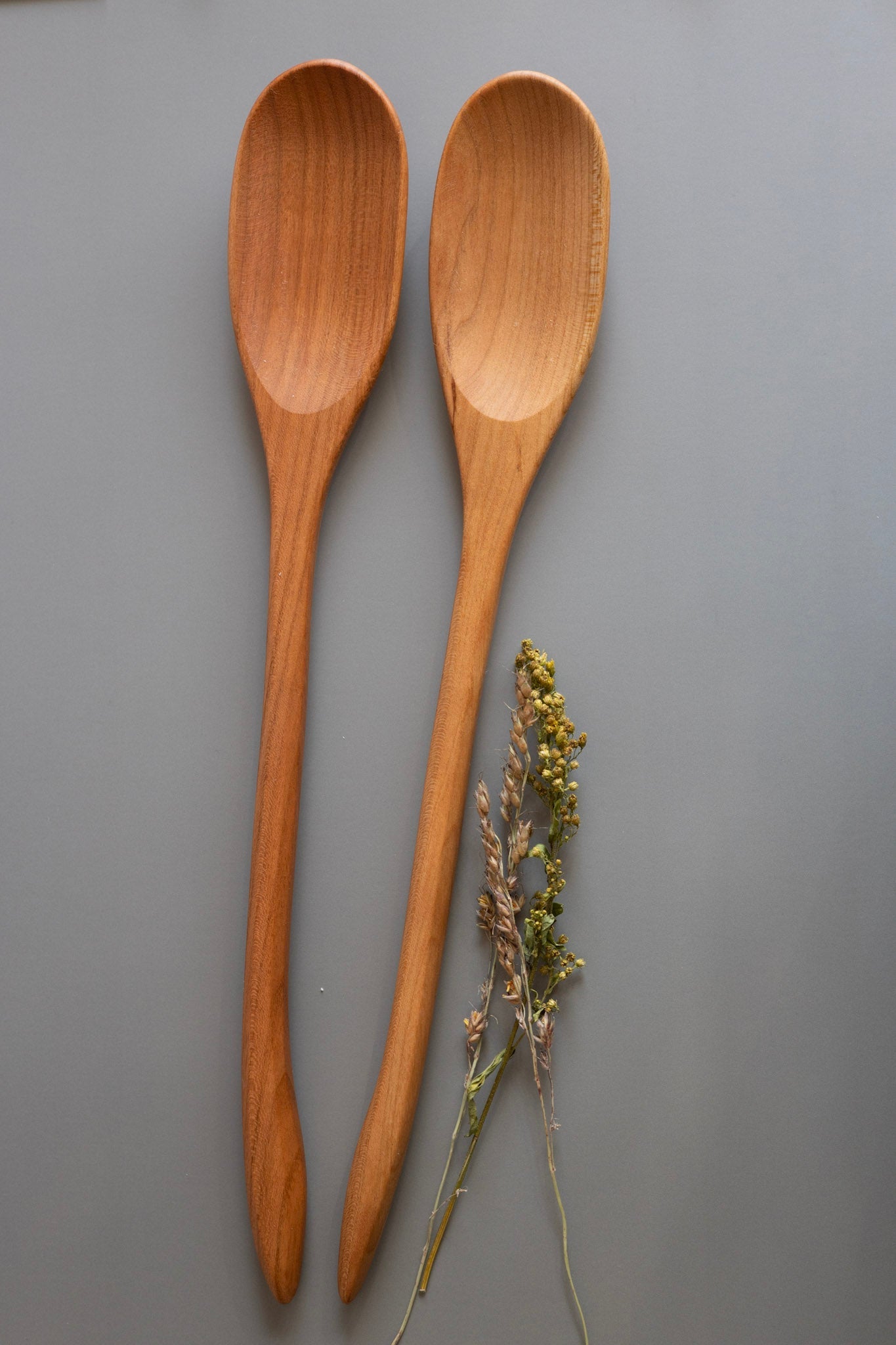 Handcrafted Cherry Wood Spoon with Nontoxic Wood Wax – Schneider
