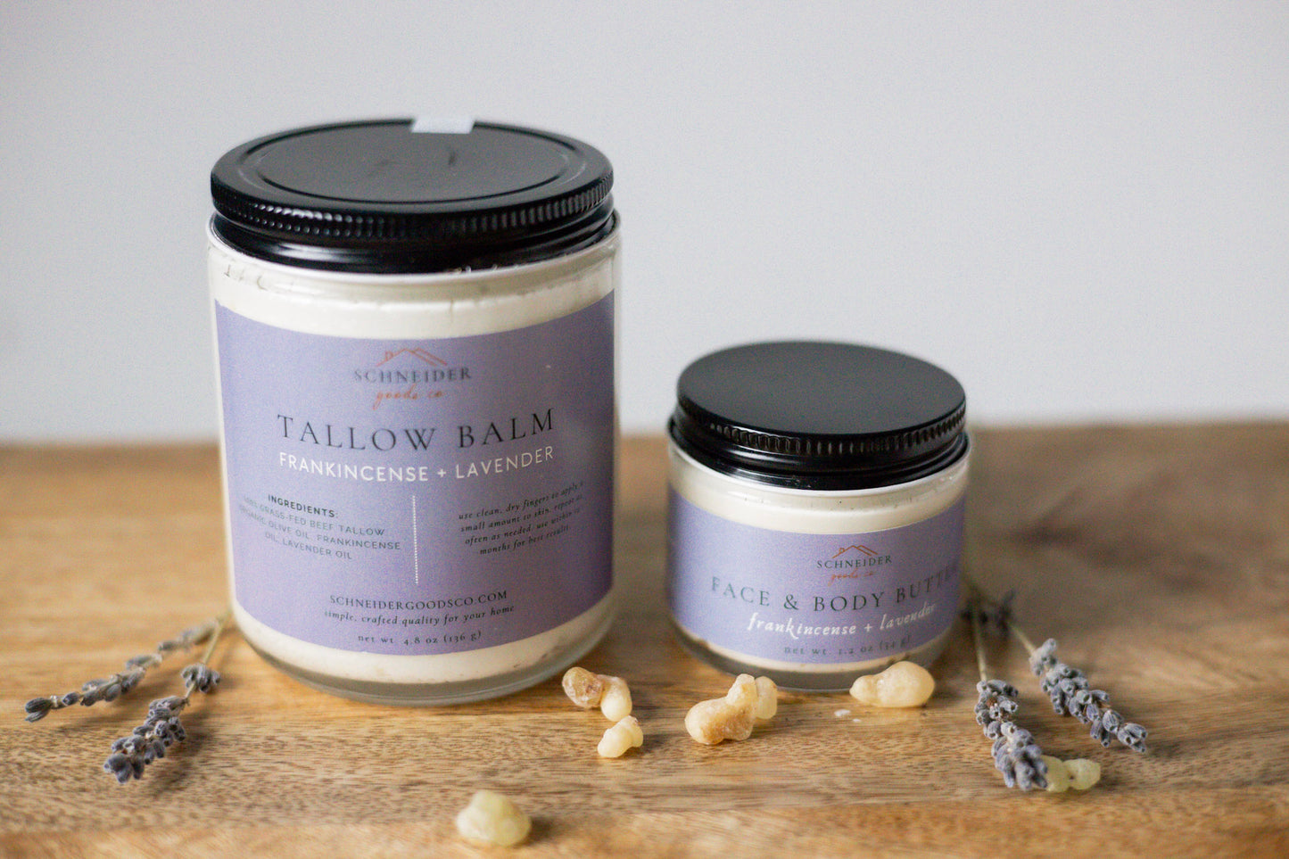 Frankincense + Lavender Tallow Face & Body Butter