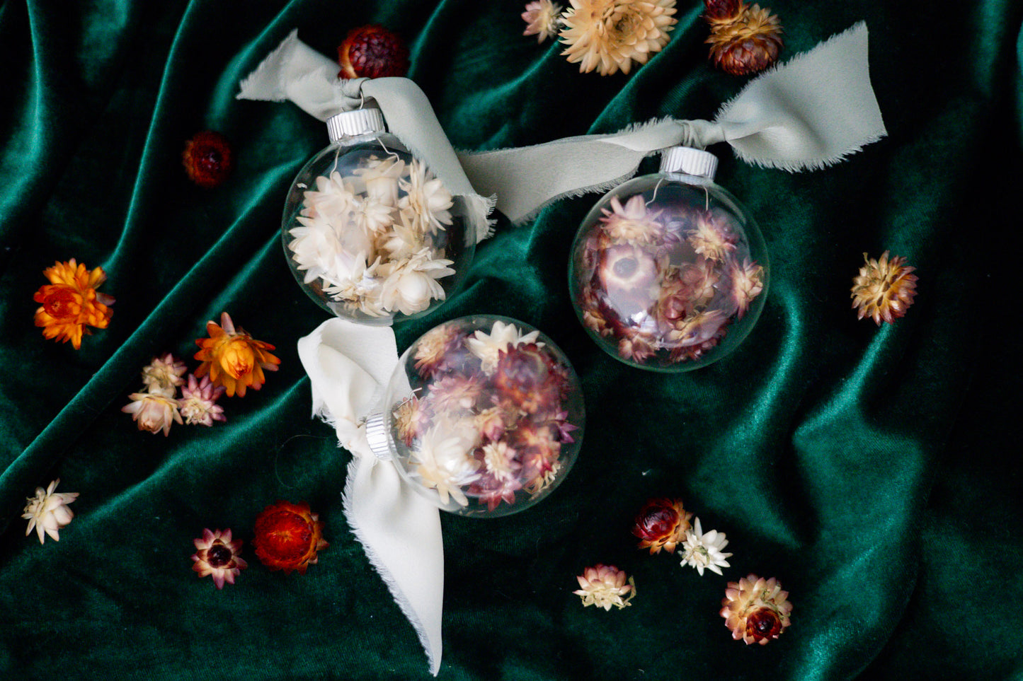 Strawflower Ornaments