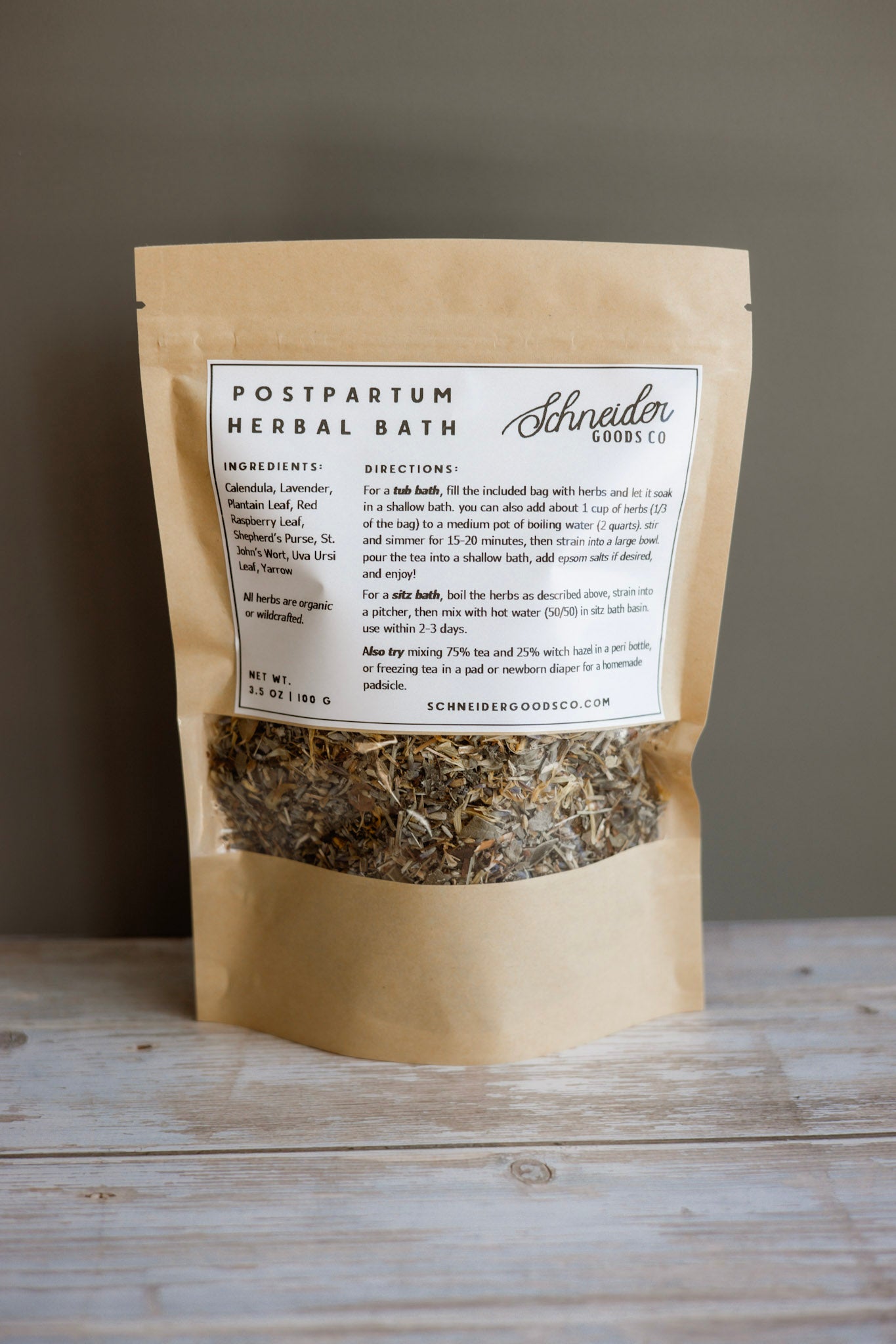 Postpartum Herbal Bath