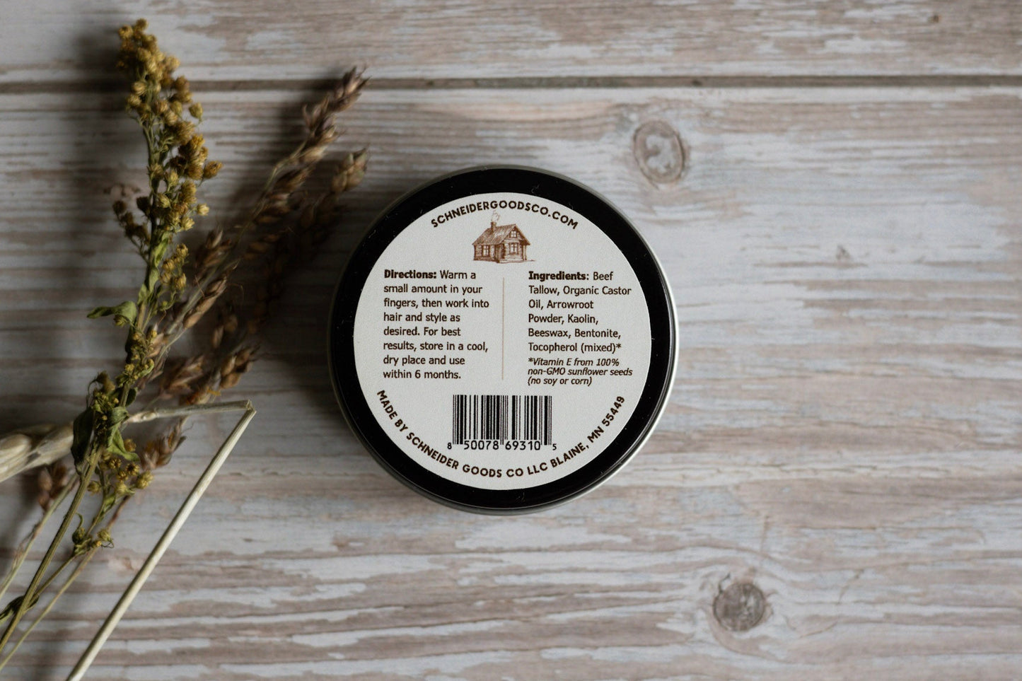 back of tallow hair paste