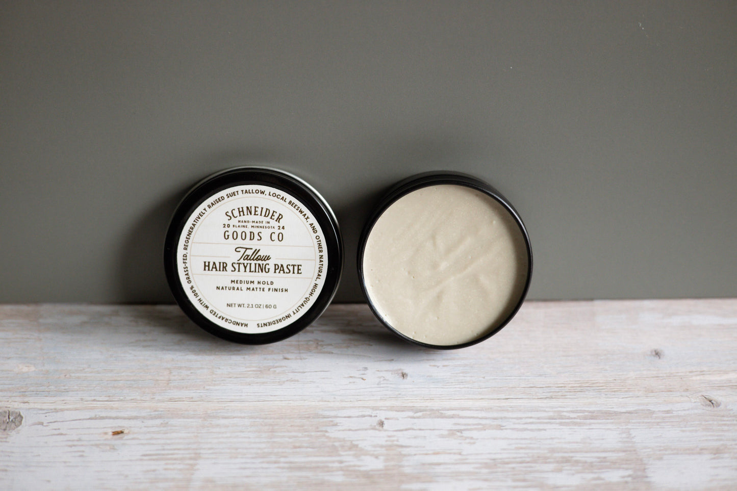 tallow hair styling paste