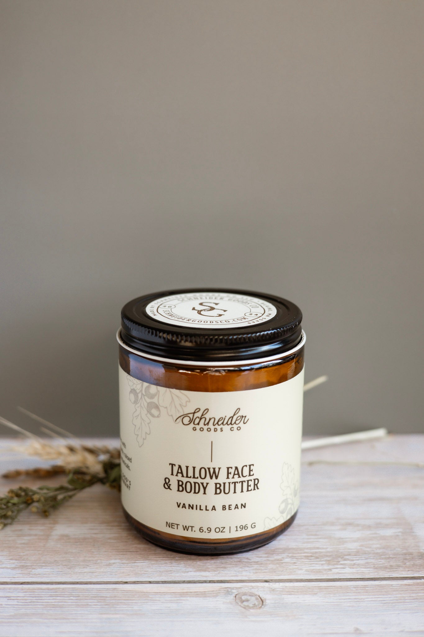 large size vanilla bean tallow butter