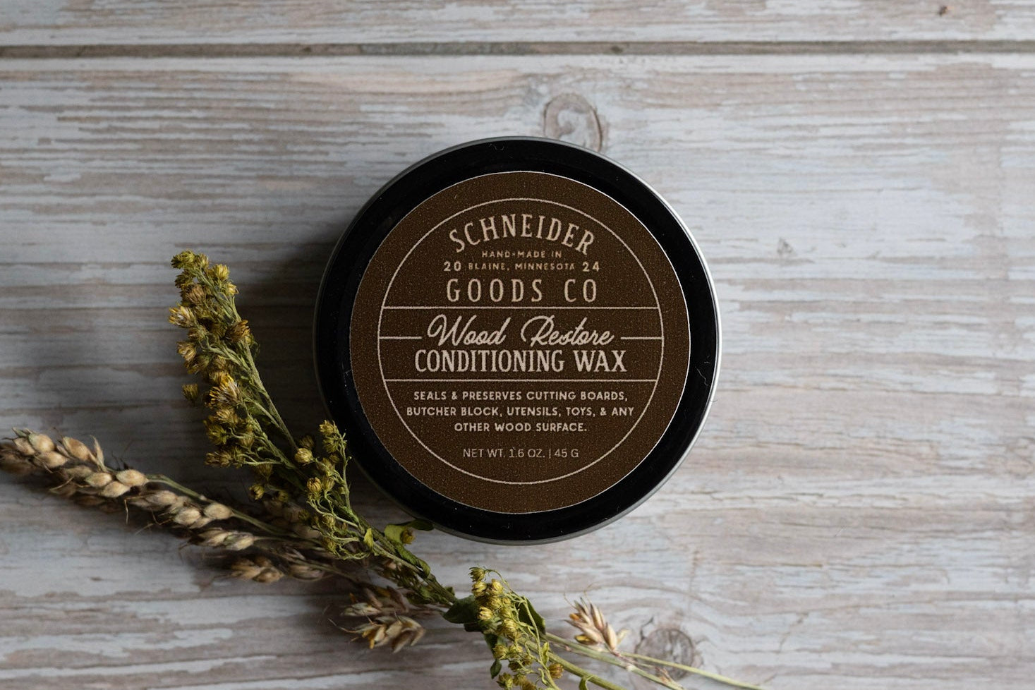 Wood Wax for Cutting Boards, Spoons, Butcher Blocks – Schneider