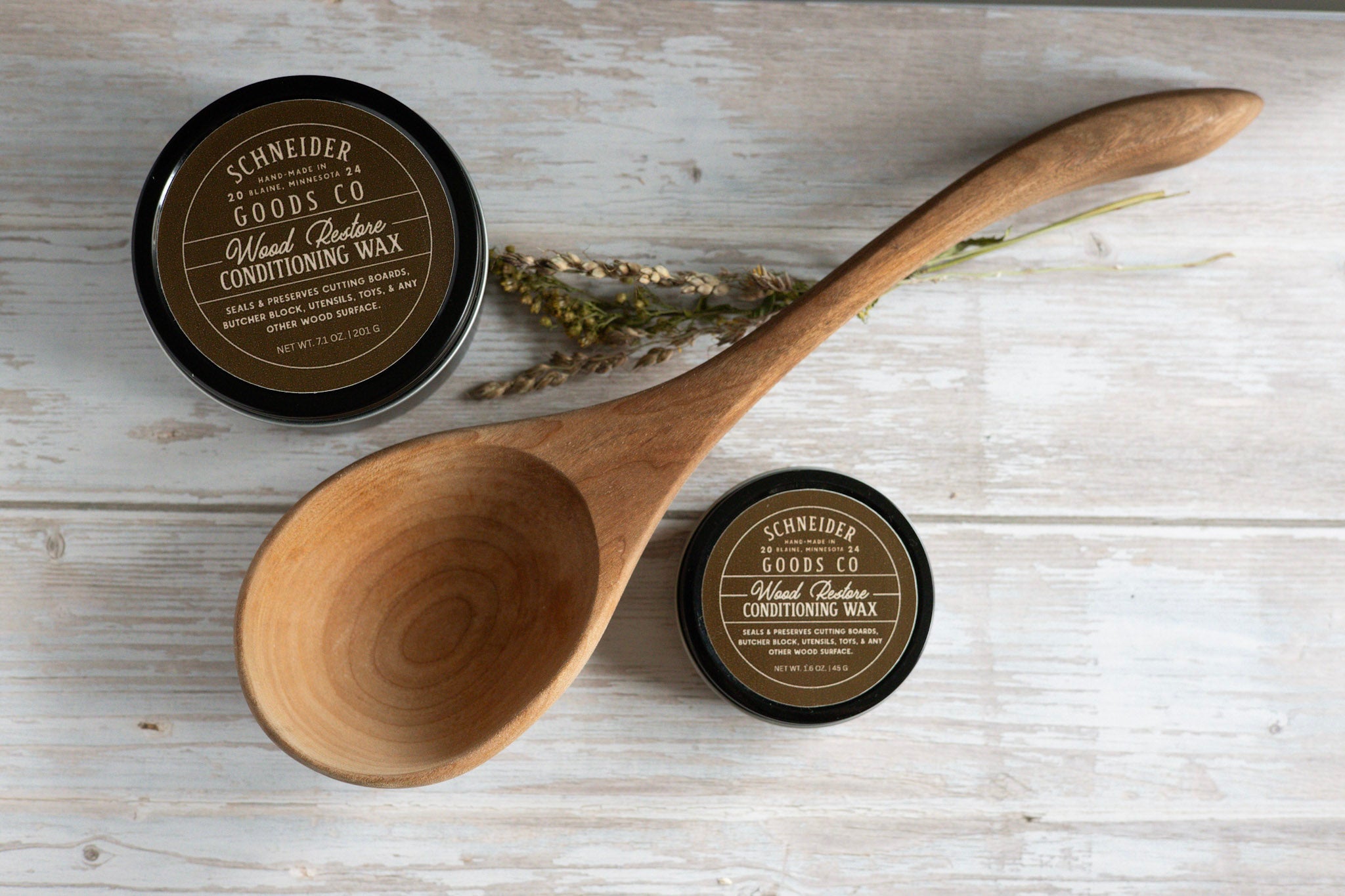 Wood Wax for Cutting Boards, Spoons, Butcher Blocks – Schneider
